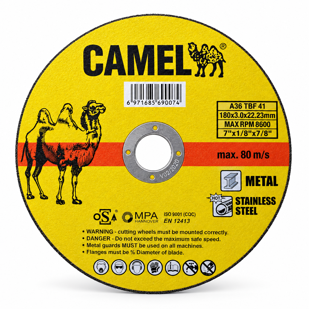 disco de corte camel 7" x 3 mm
