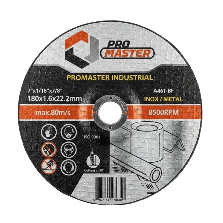 Disco de corte Pro master 7" x 1,6 mm