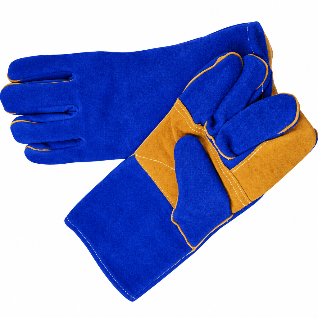 Guante soldador azul hilo kevlar