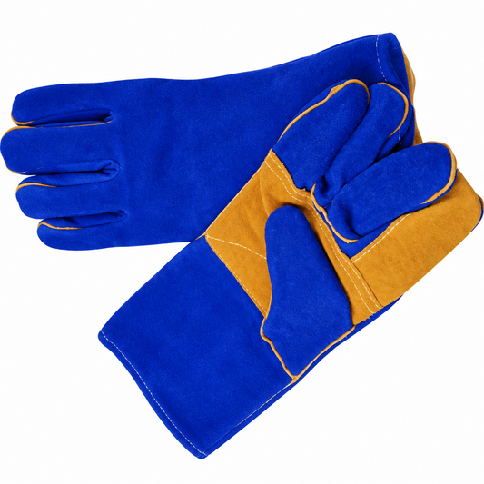 Guante soldador azul hilo kevlar