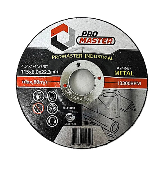 disco de desbaste 4 1/2" Promaster