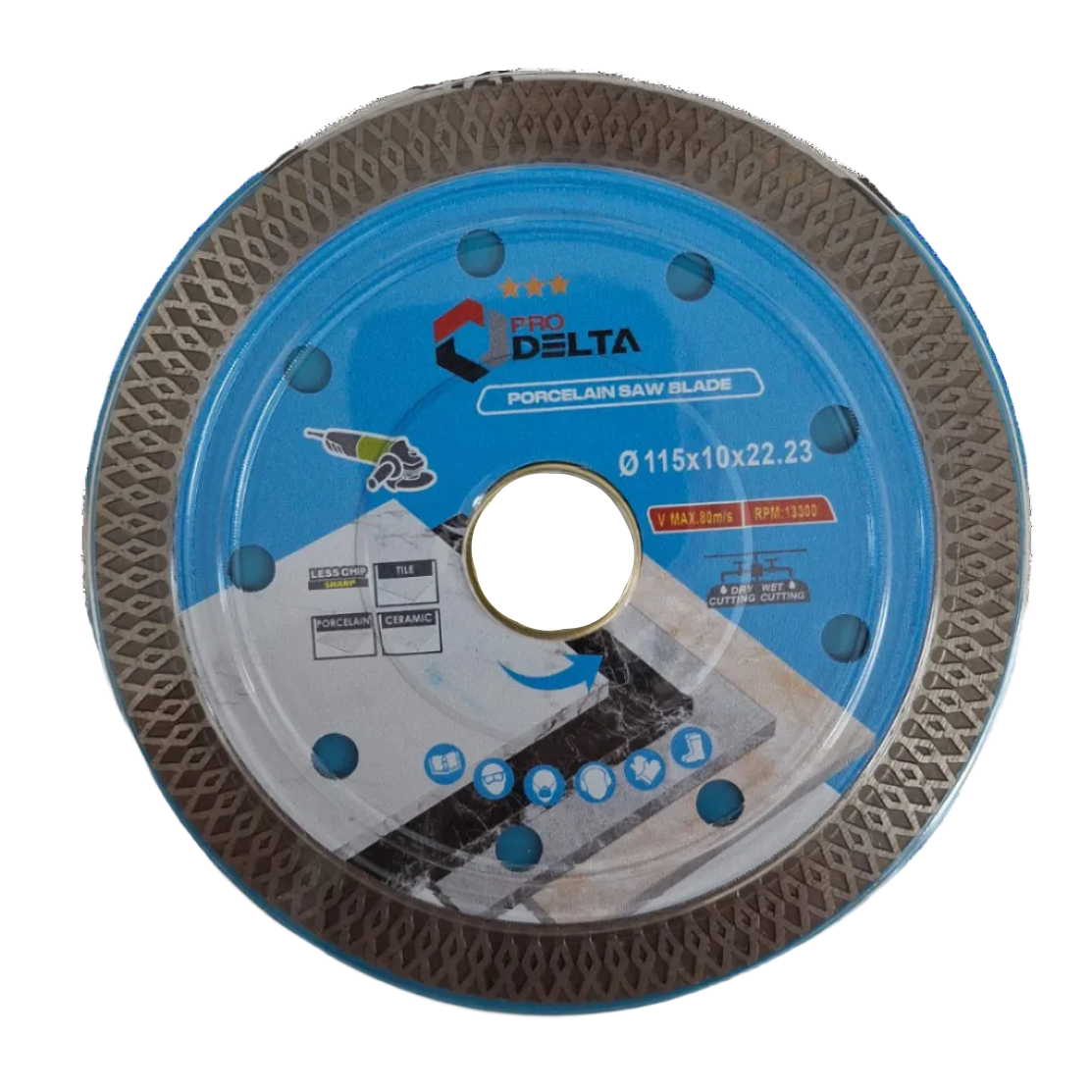 disco diamantado porcelanato 4 1/2" prodelta